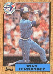1987 Topps Baseball Cards      485     Tony Fernandez